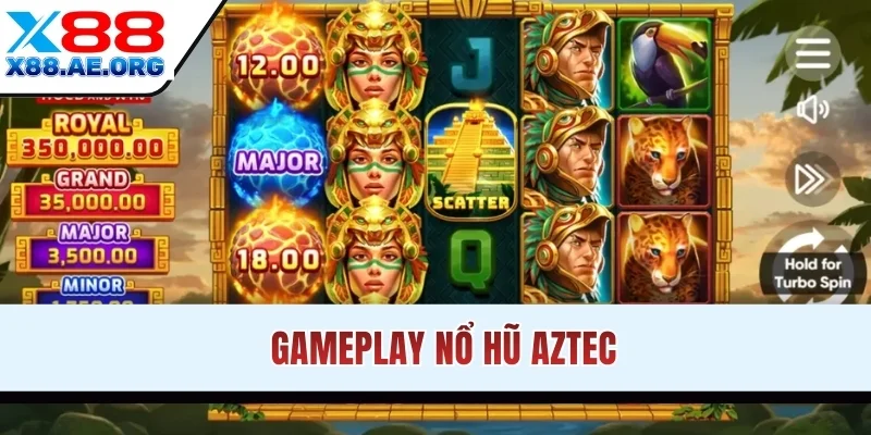 Gameplay nổ hũ Aztec