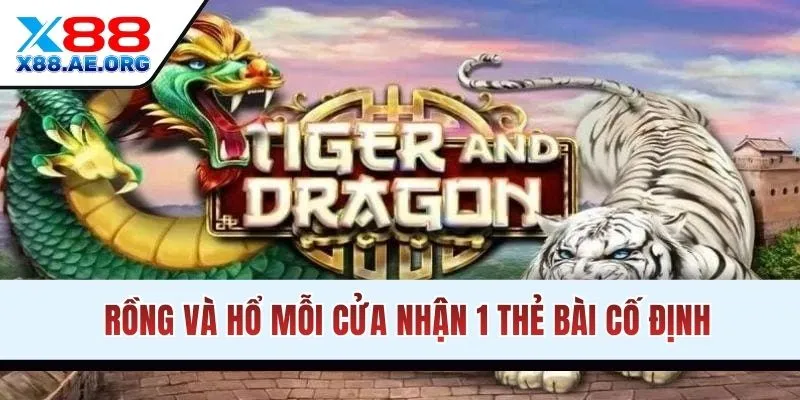 Rồng và hổ mỗi cửa nhận 1 thẻ bài cố định